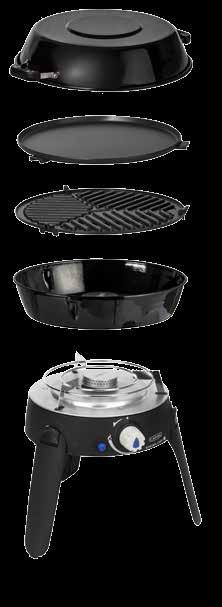 SAFARI CHEF SAFARI CHEF Deckel / Pfanne CAMPING GRILLS SAFARI CHEF 2 TRAGETASCHE Grillplatte