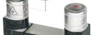 Werkzeugbrucherkennung Bohrerkontrolle mit Lichtschranke: Ist der Bohrer nicht abgebrochen, so wird der