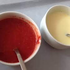Energiegehalt von Suppen/Breien (Tütenprodukte) Nährwerte pro 100 g fertigem Produkt: Grießbrei: Vanille: Tomatencremesuppe: