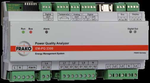 EM-PQ 2300 Power Quality Analyzer Die Netzqualität der elektrischen Versorgungsnetze spielt eine immer größere Rolle für die Betriebssicherheit der elektrischen Anlagen und Geräte.