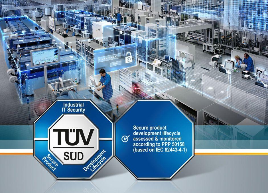 Industrial Security IEC 62443-4-1 basierende TÜV SÜD-Zertifizierung Zertifizierter Prozeß 7 Standorte vom TÜV SÜD nach IEC62443-4-1 zertifiziert Entwicklung von Simatic S7- Industriesteuerungen,
