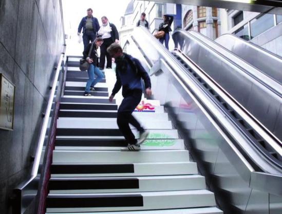 Bild anklicken und einstimmen: The Fun Theory/Piano Staircase Was ist Gamification?