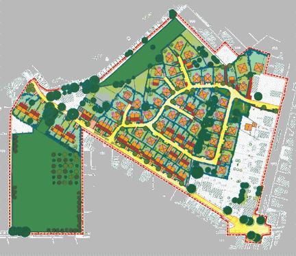 ger als 10 m errichtet werden. Für das etwa 56.000 m 2 große Baugebiet in Dortmund-Mengede sind rund 90 Einfamilienhäuser vorgesehen, ebenfalls als Einzel- oder Doppelhäuser.