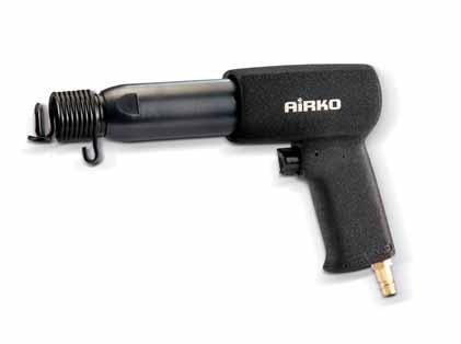 Trennen Durchbruch bei der Kraftentfaltung: AIRKO-Power. Meißelhammer GP 0314 HK1 Ergonomische Pistolenform mit spezialgehärtetem, korrosionsbehandeltem Zylinder.