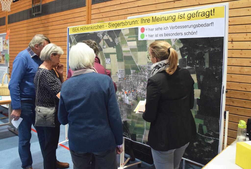 Gemeinde Höhenkirchen - Siegertsbrunn INTEGRIERTES STÄDTEBAULICHES ENTWICKLUNGSKONZEPT Dokumentation der Bürgerbeteiligung