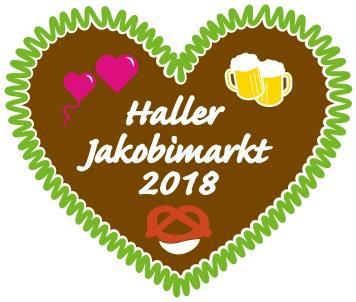 Programm 2018 Das Jakobimarkt-Herzle 2018 kann am Festzelt-Büro zum Preis von 2,50 erworben werden. Freitag, 20. Juli 16.00 Uhr Eröffnung des Vergnügungsparks 19.
