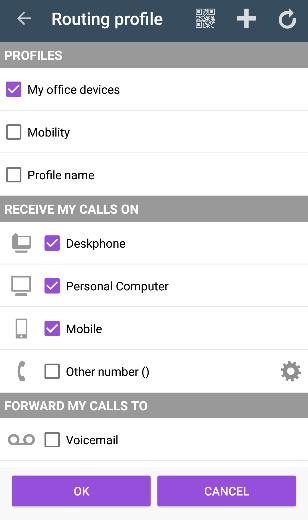 II.3.5 So löschen Sie alle Gespräche im Fenster 1- Drücken Sie die Taste für das Android-Menü. 2- Löschen aller Gespräche. 3- Bestätigen Sie den Löschvorgang. II.3.6 Status-Symbole Die Anwendung ist verbunden und uneingeschränkt verfügbar.