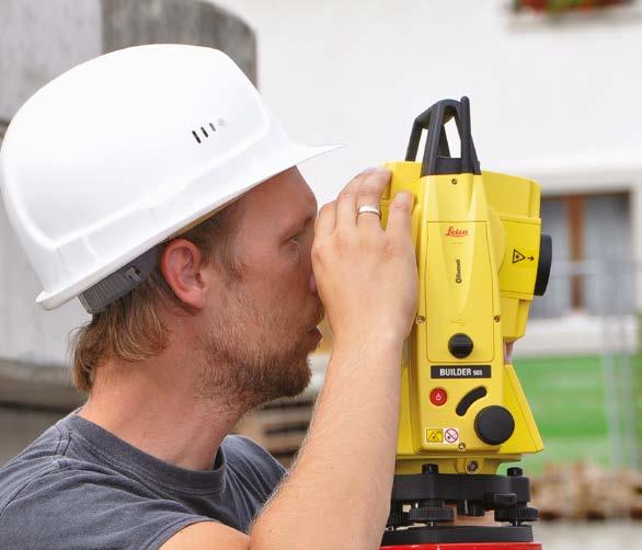 Leica Builder-Serie Für jeden, der auf der Baustelle oder für damit verbundene Arbeiten ein einfaches, intuitives und dennoch innovatives, langlebiges und leistungsstarkes Messwerkzeug sucht,