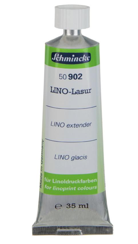 Kreativ-Blog Linke Hälfte: Schwarz pur Rechts: Schwarz überdruckt mit Lino-Glanz Linke Hälfte: Blau pur Rechts: Blau gemischt mit