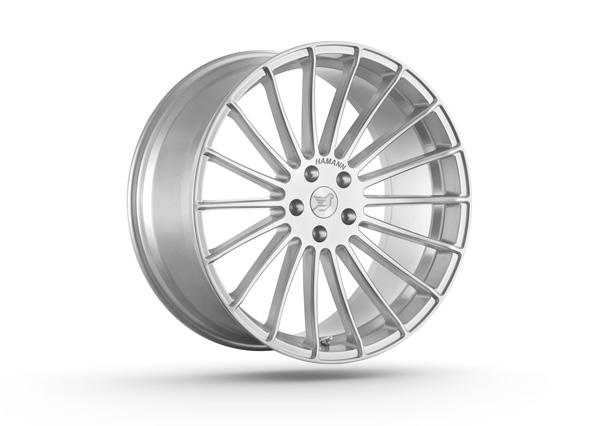 Felgendesign > Rad/ Reifenkombination ANNIVERSARY EVO SILVER 21 Anwendung VA ANNIVERSARY EVO HYPER SILVER 9,0x21 ET32 Best.Nr.: 90217332KPL / Einzelpreis: 833,00 VA Distanzscheiben EVO2000 20mm Best.