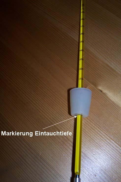 Steckbuchse für das Thermometer (14). 10. Geistrohr mit Gewinde zum Anschluss des Verbindungs- und Umschaltmoduls mit der Kühlschlange (7.1), 11.