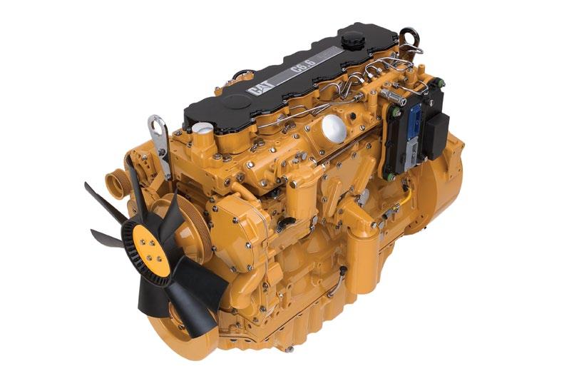 Motor Weniger Emissionen, wirtschaftliche und zuverlässige Leistung Cat -Motor C6.6 ACERT Der Cat-Motor C6.