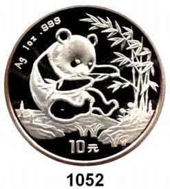 Panda auf Felsen. In Kapsel.... Prägefrisch** 550,- 1049 100 Yuan 1993. (1 UNZE 31,1g fein). GOLD Schön 530. KM 477. Friedberg B 4.