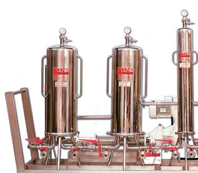 LifeASSURE BA Serie 3M Purifi cation Filtergehäuse für die Getränkeindustrie 3M Purification bietet eine Reihe von Filtergehäusen speziell für die Getränkeindustrie.