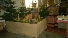 Stephanus-Kirche ist auch der alte Altar erhalten.
