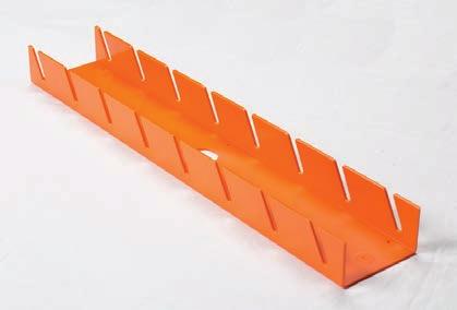 8-fach, für Grösse 2 und 3, 58 x 10 cm 285935 Patronenhalter, orange, 9-fach, für Grösse 00, 35 x 6 cm 285936 Halter für 3