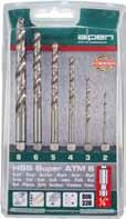 Metallbohrer Set HSS Super ATM 6, DN 8 (1/4") Sechskantschaft 6-teilig Für legierten und unlegierten Stahl Bohrer-ø: 2, 3, 4, 5, 6, 8 mm Präzisionsgeschliffene Spiralbohrer, mit engen Toleranzen und