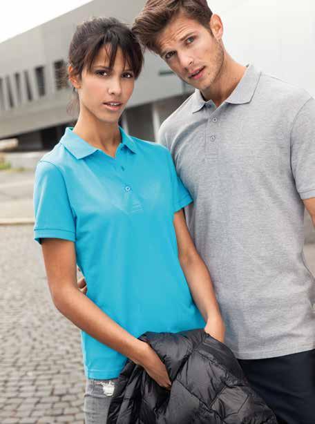 -Label JN791: taillierter Schnitt Oberstoff (180 g/m2): 100% Baumwolle Classic polo shirt Piqué quality made of 100% cotton Knitted polo collar and sleeve-bands Buttons tone in tone 3 buttons Tear