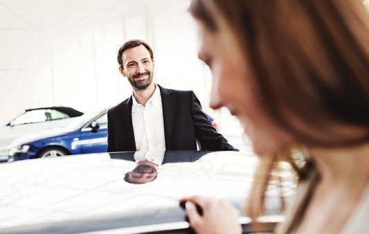 64 Lernen Sie Ihren neuen Audi kennen: Ihr Kundenberater begleitet Sie zu Ihrem Wagen und beant wortet Ihnen nach einer