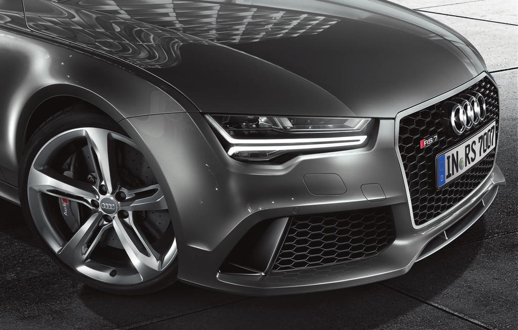 Vereint in nur einem Fahrzeug: dem neuen Audi RS 7 Sportback.