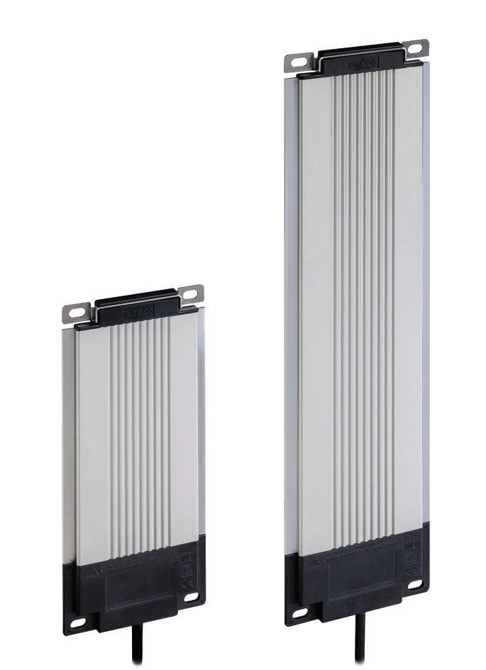 Heizgeräte / Heizgebläse Flachheizgerät bis 100 W Serie CP 061 Kontakt-/Konvektions-Heizgerät / Sehr flache Bauform / Kompakt / Einfache, stabile Montage / Schraubbefestigung / Ausgleich von