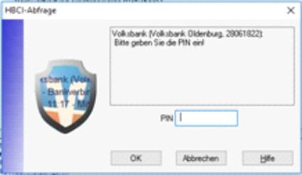Geben Sie bitte Ihre PIN für das Online-Banking ein und bestätigen