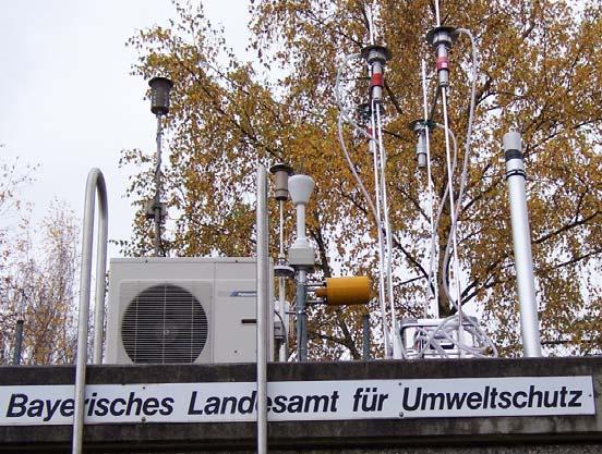 IV) Ausblick auf eine laufende Luftschadstoffstudie Messprogramm München / Augsburg 20 PM und NOx und 20 reine NOx Messstationen verteilt über das Studiengebiet Mischung von Verkehrs- und