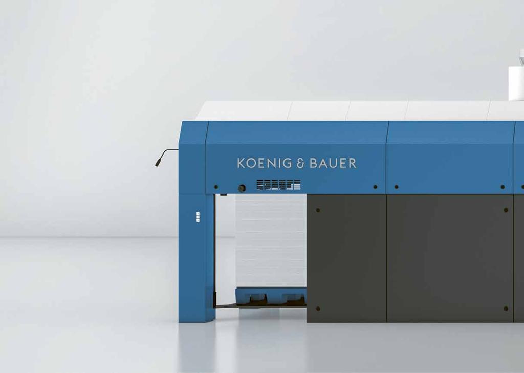 Rapida 105 PRO Modernste Leitstandstechnologie: Made by Koenig & Bauer Touchscreen mit intelligenter und leicht handhabbarer Menüführung zur Ausführung sämtlicher Bedien funktionen