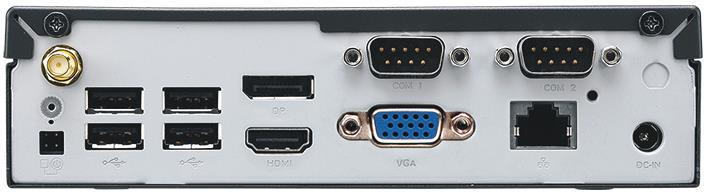(4 Pins mit 2,54 mm Rastermaß) F 4x USB 2.0 G HDMI 1.