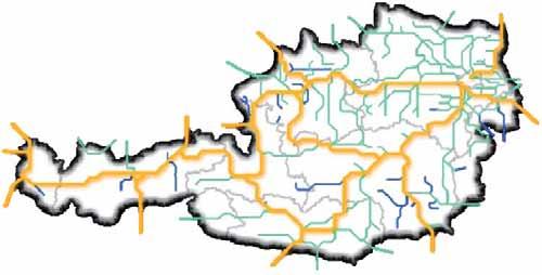 Infrastruktur Privatbahnnetz: Unternehmen Typ TZW km Achenseebahn Schmalspur-Zahnrad --- 7 CCG Integriert, Betrieb durch StLB SCHIG 1 GKB Integriert SCHIG 98 Höhenbahn Reißeck Schmalspur --- 3 IVB