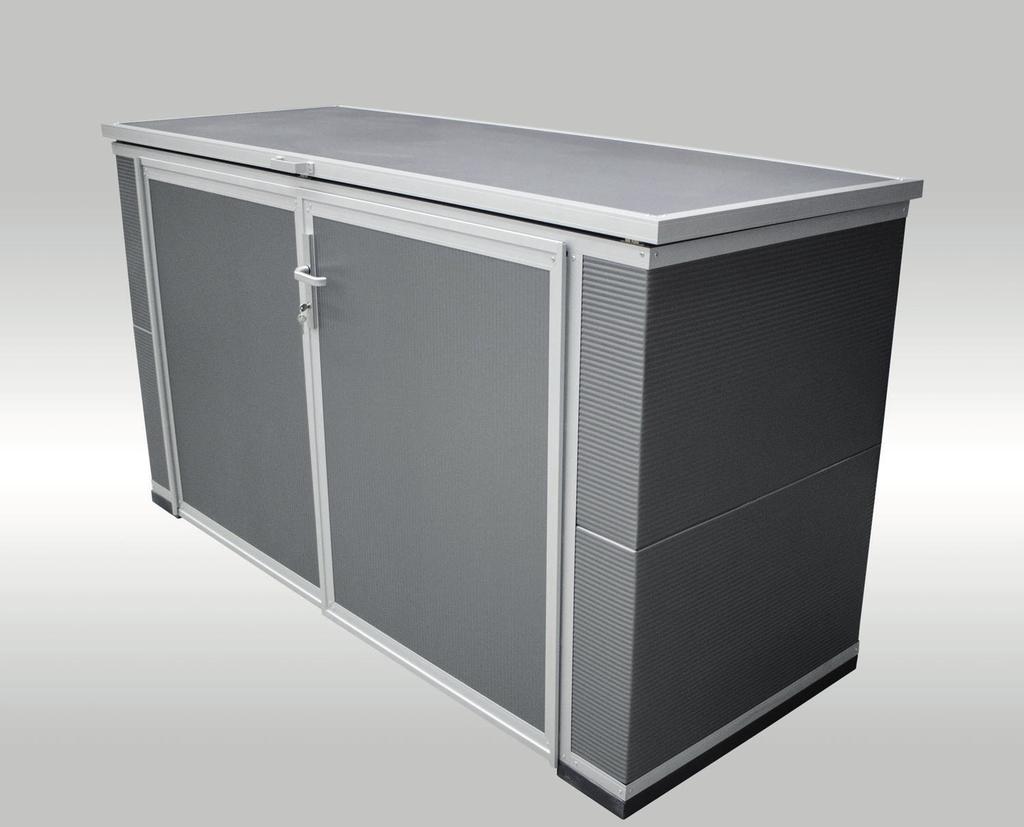 Mülltonnenbox: Alle Vorteile auf einen Blick Ästhetische Aufbewahrung von Mülltonnen Funktionales Design für den Alltag Schutz vor Witterungseinflüssen, üblen Gerüchen und Schädlingen Hochwertige