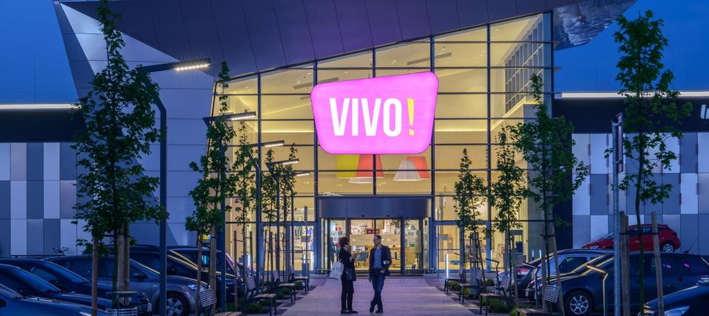 VIVO! DAS SHOPPING CENTER > VIVO! ist unsere Marke für Shopping Center > Konzipiert für Städte mit einem Einzugsgebiet von mindestens 200.