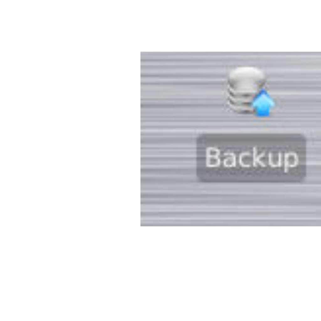Backup-Icon Klicken Sie auf das Icon