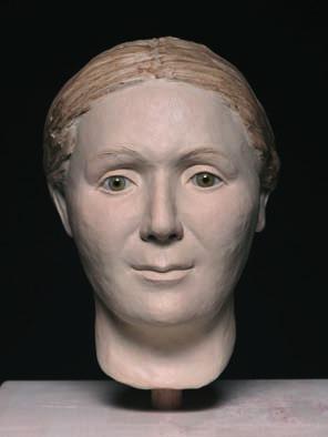 Zur Entstehung des Gesichtes der seligen Christina von Stommeln 2 Die Gestaltung der Kopfskulptur erfolgte nach der Methode der forensischen Gesichtsweichteilrekonstruktion (Abb. 2.1).