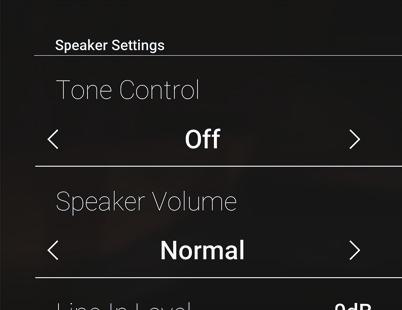 3 Tone Control Mit Hilfe der Tone Control Funktion können Sie den Klang Ihres NV10 Hybrid Digitalpianos Ihrem Geschmack anpassen. Fünf verschiedene Preset EQ Einstellungen sind verfügbar.