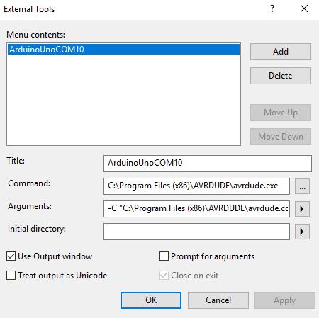 3 SW Download 3.1 SW Download aus ATMEL Studio Bemerkung: Damit der Download funktioniert muss vorgängig der FTDI USB Driver installiert werden. Siehe Kapitel 4.1. Kopieren sie die ZIP Datei "AVRDUDE" nach C:\Program Files (x86)\.