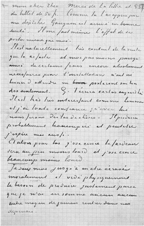 Brief Vincents an seinen Bruder Theo van Gogh, 24. 26.