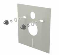 Wand-WC und Bidet M910 Schallschutz für Wand-WC und Bidet mit Zubehör und