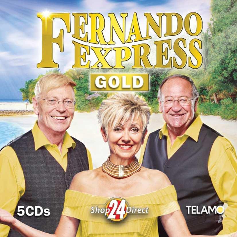 Fernando Express Telamo / Warner Music / Shop 24 VÖ 25. Januar 2019 Gold CD 1: 1. Jambo Jambo - 2. Tanz auf dem Vulkan -3. Piroschka - 4. Das Märchen der weißen Lagune - 5.