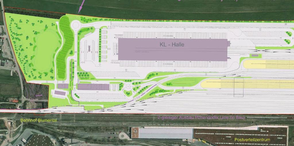 4 Planung Terminal Wien Inzersdorf Geplante Maßnahmen im Detail Stückgutbereich / Kontraktlogistik