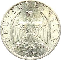 322 5 Reichsmark 1925D.