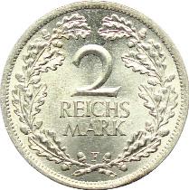Vorzüglich-Stempelglanz 322* 5 Reichsmark