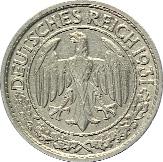 Sehr schön-vorzüglich 3 Reichsmark 1925E.