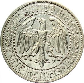 Sehr schön-vorzüglich 331 5 Reichsmark 1931.
