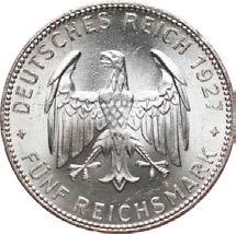 Vorzüglich-Stempelglanz 331 5 Reichsmark