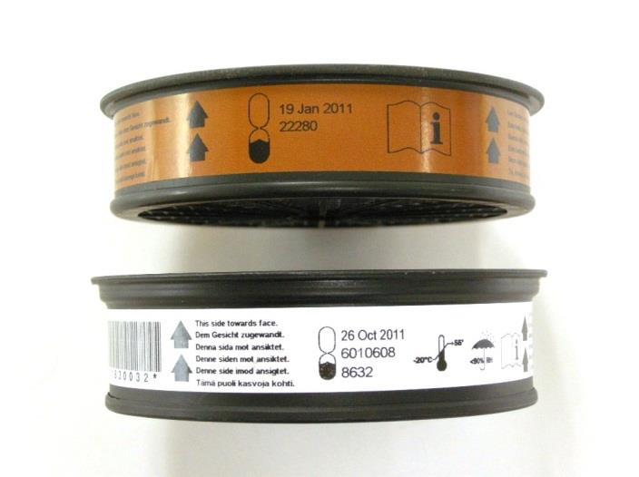 Packing list: Kombinationsfilter Halbmaske SR 900 Filterhalter Filterhalter Vorfilter SR 221