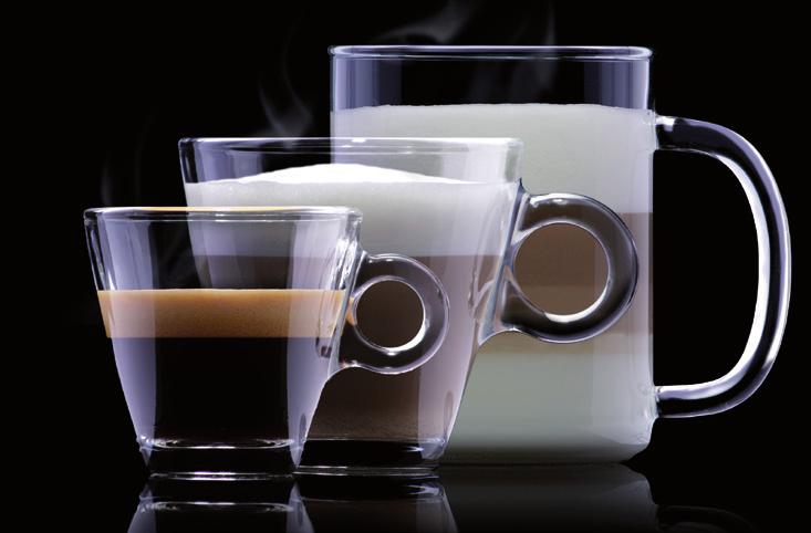 Kaffeeliebhaber mit seiner Cremigkeit typisch italienischer Espresso oder die große und dem vollem Geschmack.