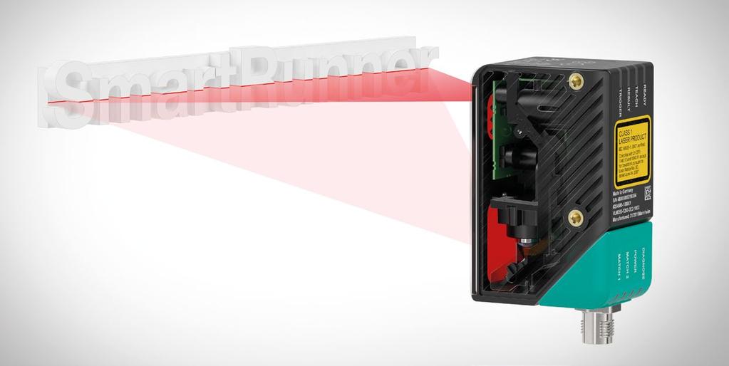 SmartRunner-Technologie: Einzigartiges Engineering einzigartige Möglichkeiten Aus der Kombination des zuverlässigen Lichtschnittverfahrens zur Höhenprofilerfassung mit einem 2D-Vision-Sensor sind