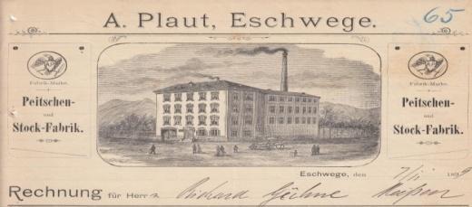 Los 261 Ausruf: 35 Düsseldorf, 1911/14: Ernst Neumärker, Sterbewäsche-Fabriken - 2 Papiere Abb.