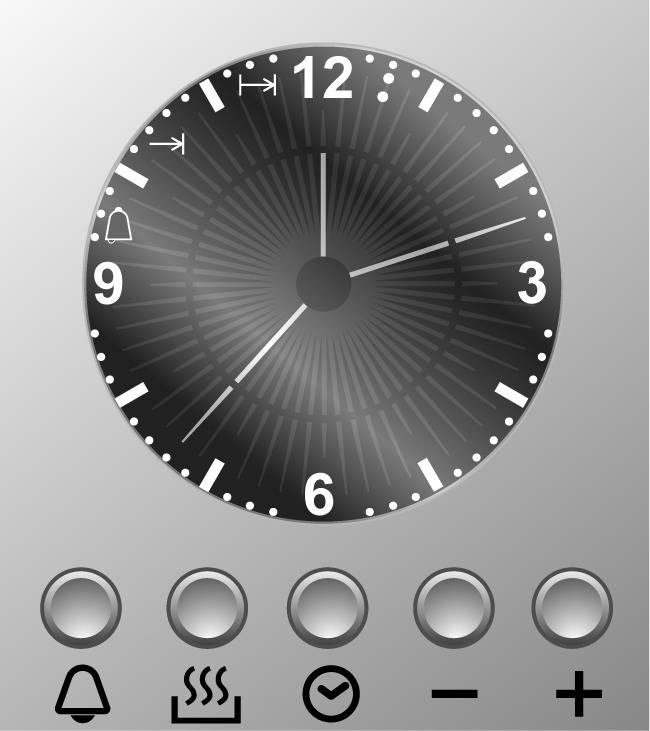 Istruzioni per l'utente USO E PROGRAMMAZIONE DELL'OROLOGIO DIGITALE ANALOGICO FORNI ASCOT L'orologio digitale consente di programmare l'accensione e lo spegnimento automatico del forno.